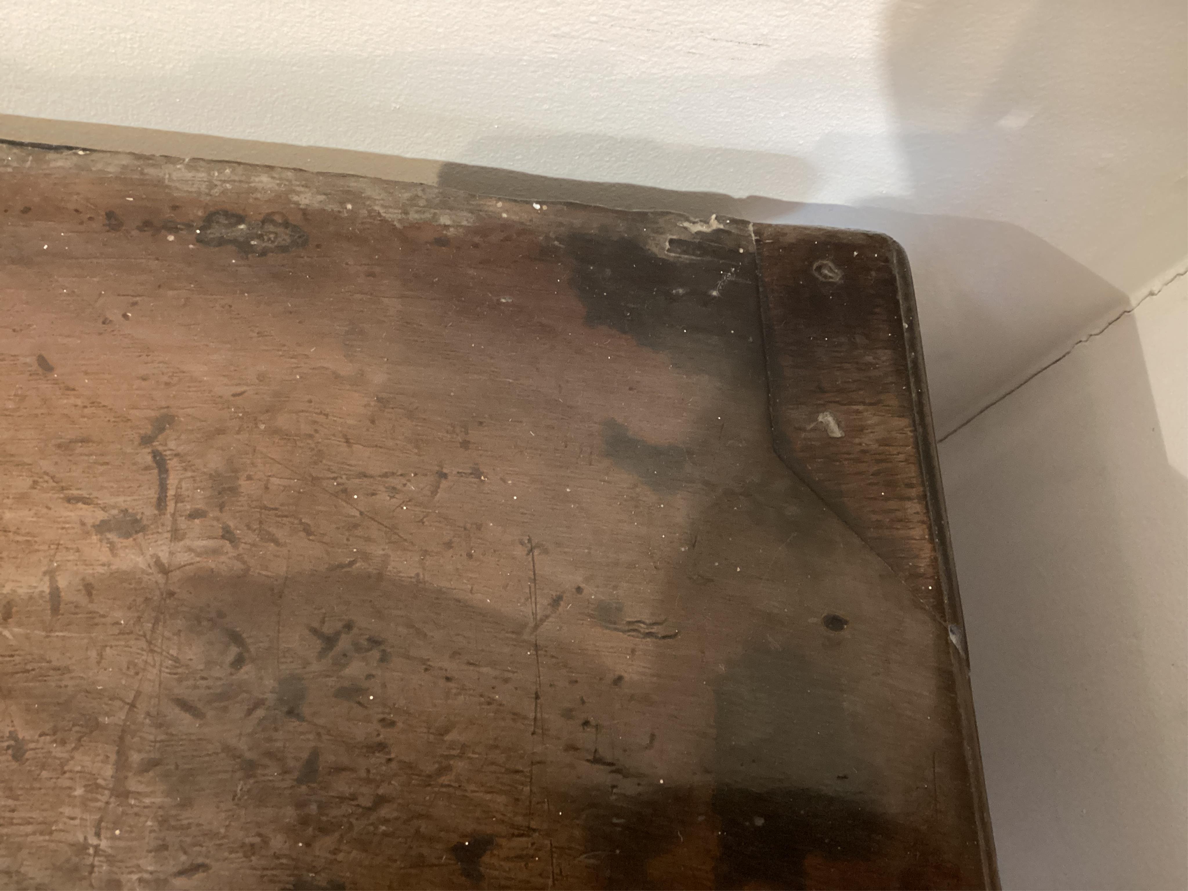 A William and Mary oak low dresser